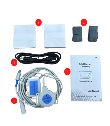 Monitor gemelar - Fetal monitor - Monitorización fetal - Monitor anteparto - Monitor anteparto doppler