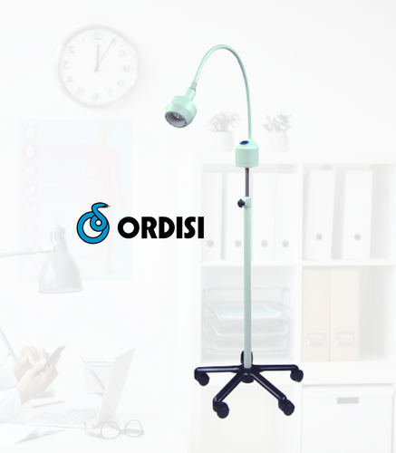 Lámpara cuello de Ganzo: Cuello móvil a base de diodos Led, la Lámpara de exploración FLH-2 de Ordisi