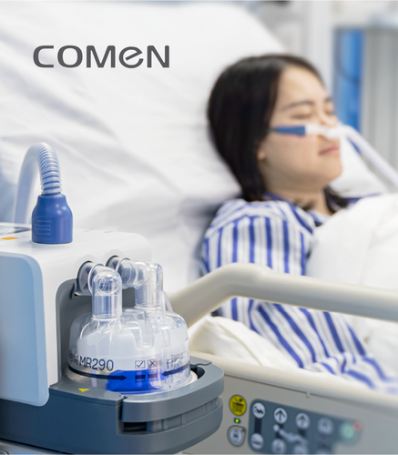 Humidificador respiratorio de alto flujo: Monitoreo de temperatura de múltiples posiciones, esta equipado con tres sensores de temperatura