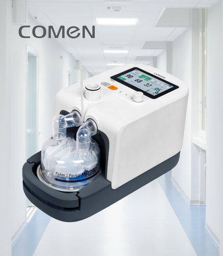 Humidificador respiratorio de alto flujo: El control de flujo de amplio rango de 2-80L/min puede eliminar eficazmente el espacio muerto.