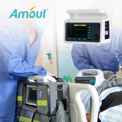 Ventilador de transporte y transporte: Con pantalla de 7 pulgadas, Fácil de operar y listo para moverse a cualquier lugar en cualquier momento. Garantiza un soporte respiratorio continuo en todo momento.