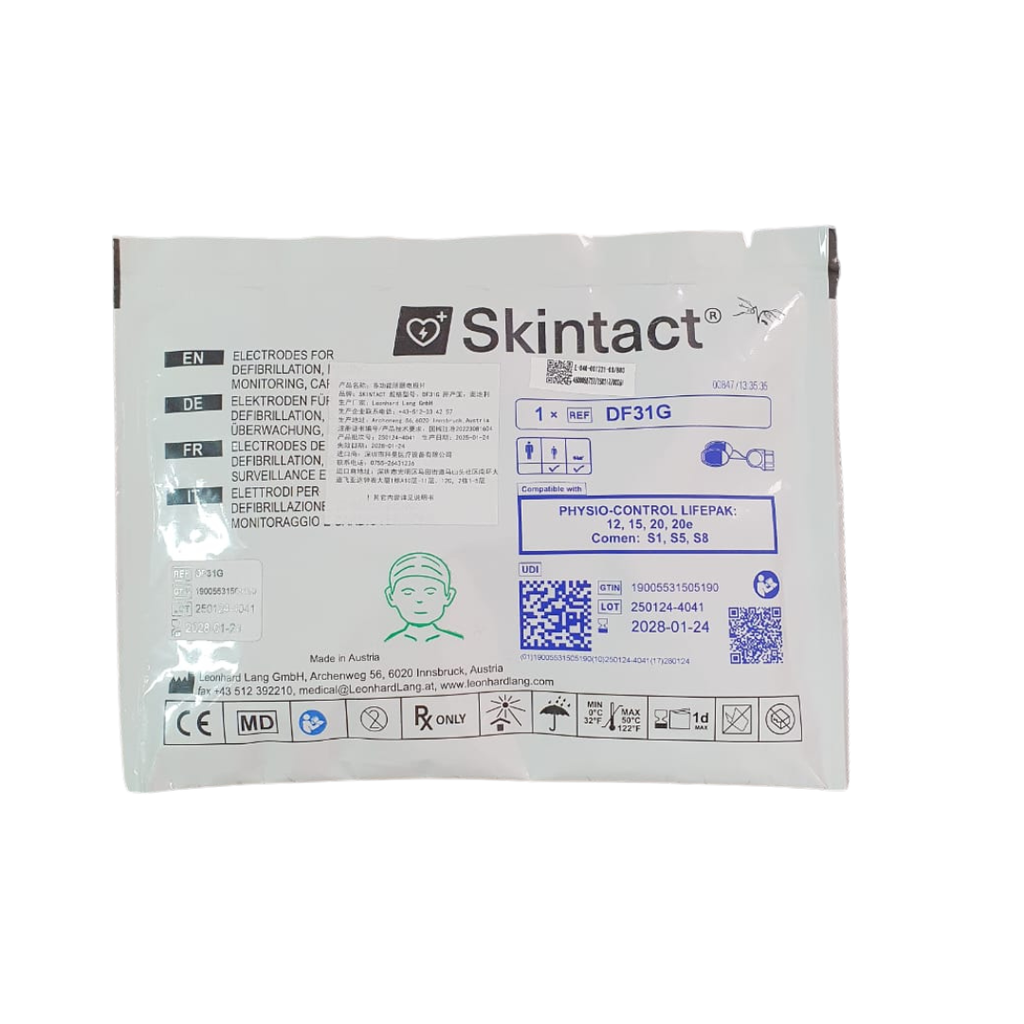 [DF31G] ElectroPads pediatrico para desfibrilador, conector Quik-Combo, Skintact. (2).png