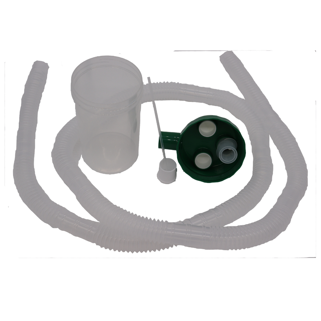 Humidificador nebulizador, frasco 300 ml con manguera corrugada, Hsiner