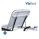 Camilla de transporte, 4 secciones, hidraulica, radiotransparente, VIAMED.