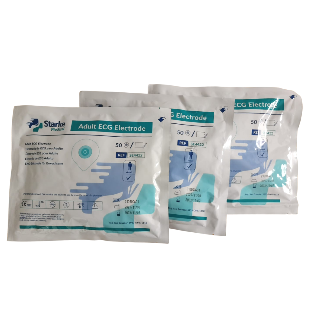 Electrodos de monitoreo ECG, adulto, pqt x 50u. Starke