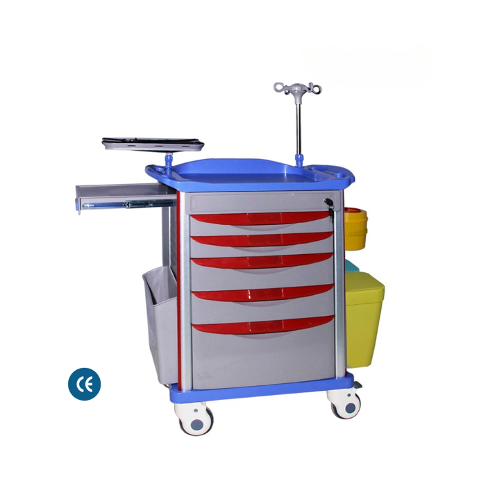 Coche de paro ABS, 5 cajones. VIAMED