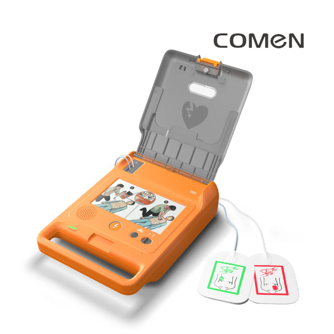 Desfibrilador DEA. Comen F1