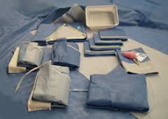 [SECABC] Paquete de cirugia abdominal completo, esteril, descartable, Saralej